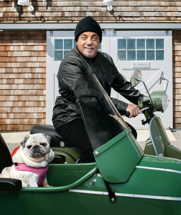 Billy Joel and pup