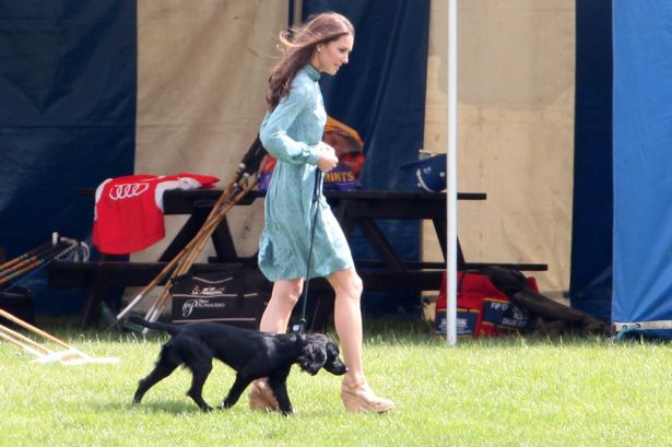 Kate Middleton with Lupo