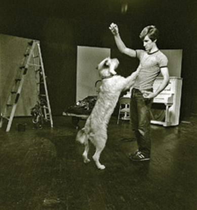 Bill Berloni and the original Sandy via Costal Canine 