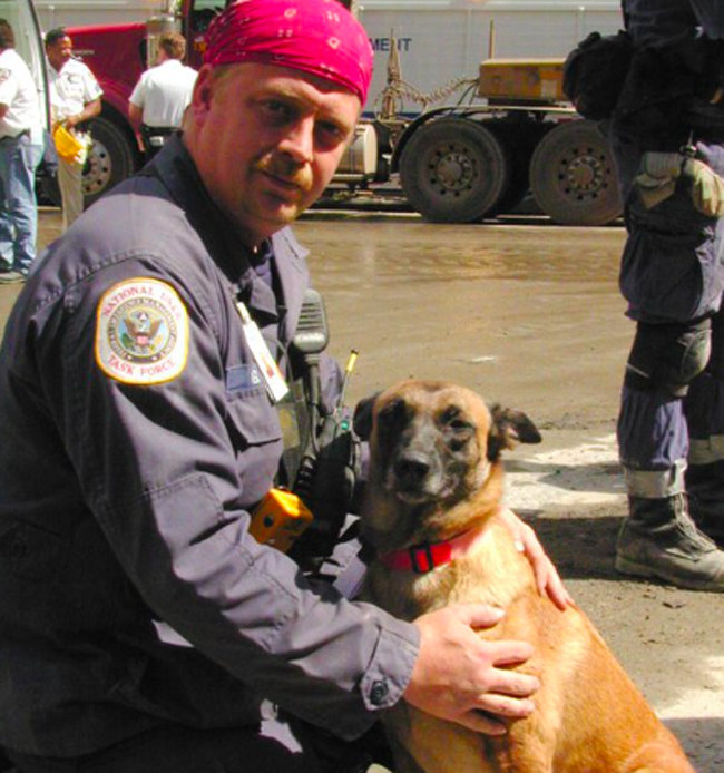 Image via the Search and Rescue Dogs of Ground Zero 9/11 Facebook
