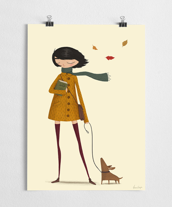 A girl and her dog 10