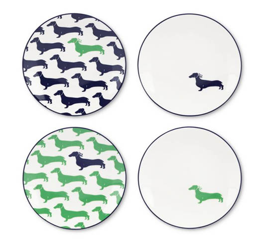 Kate Spade Doxie Plates