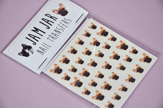 Frenchie Nail Transfers 