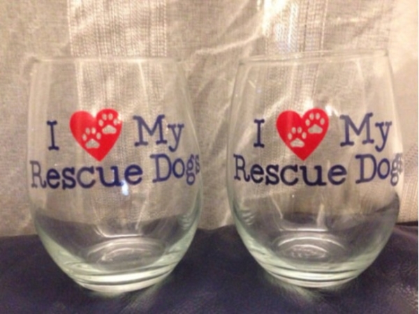 Nothing says fancy like wine and rescue.
