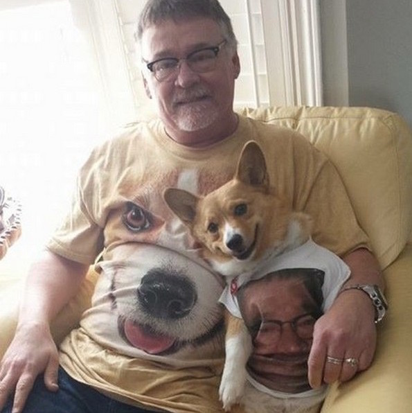 man-dog-t-shirts