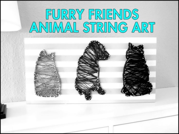 Furry Friends String Art