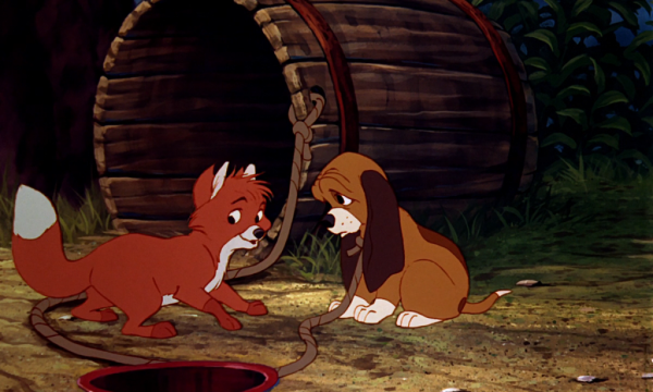 Fox and the Hound Cute Pups Young Age