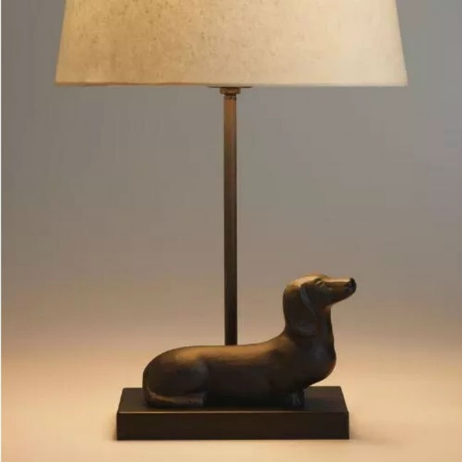 dog lampF