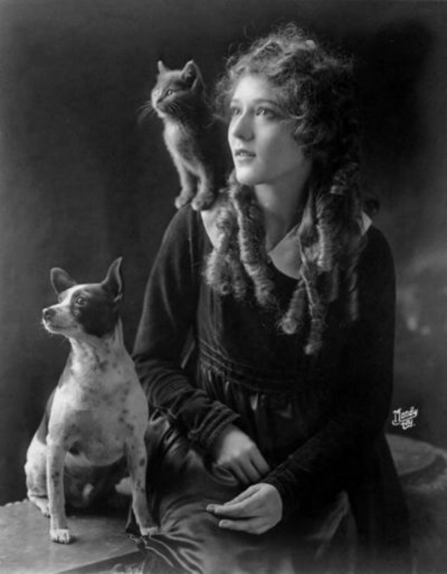 woman-with-cat-and-dog-vintage-large