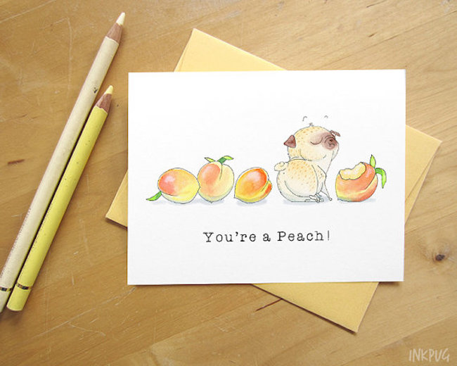 peach pug