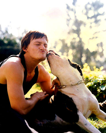 norman reedus and dog