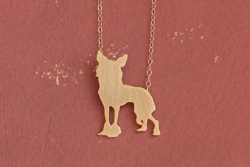 Chinese Crested Dog Necklace 