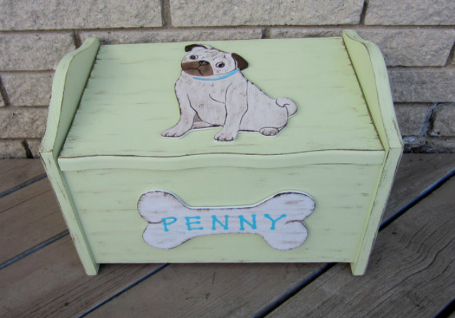 Dog-Themed Toy Box