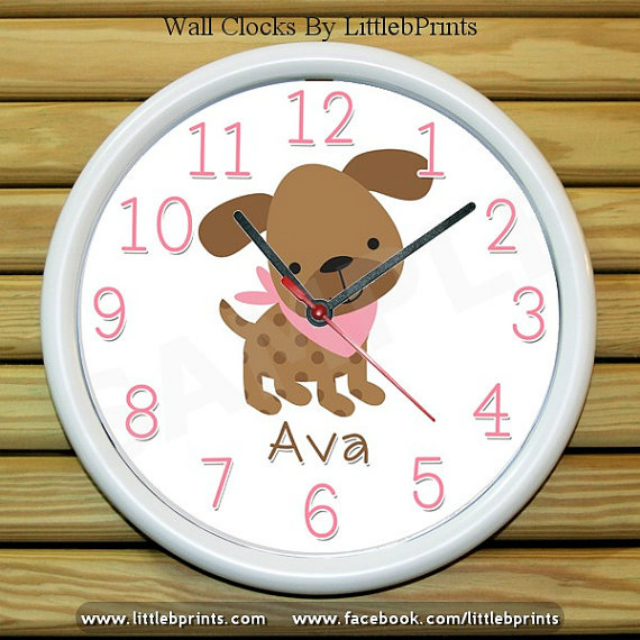 Personalized Dog Wall Clock