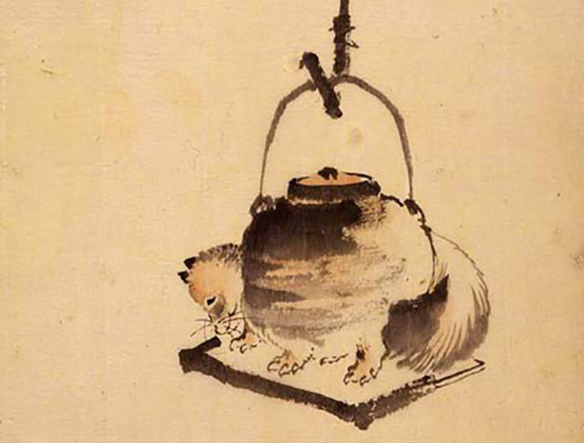 Hokusai-tanuki-teapot