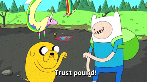 Adventure Time Jake and Finn Trust Pound