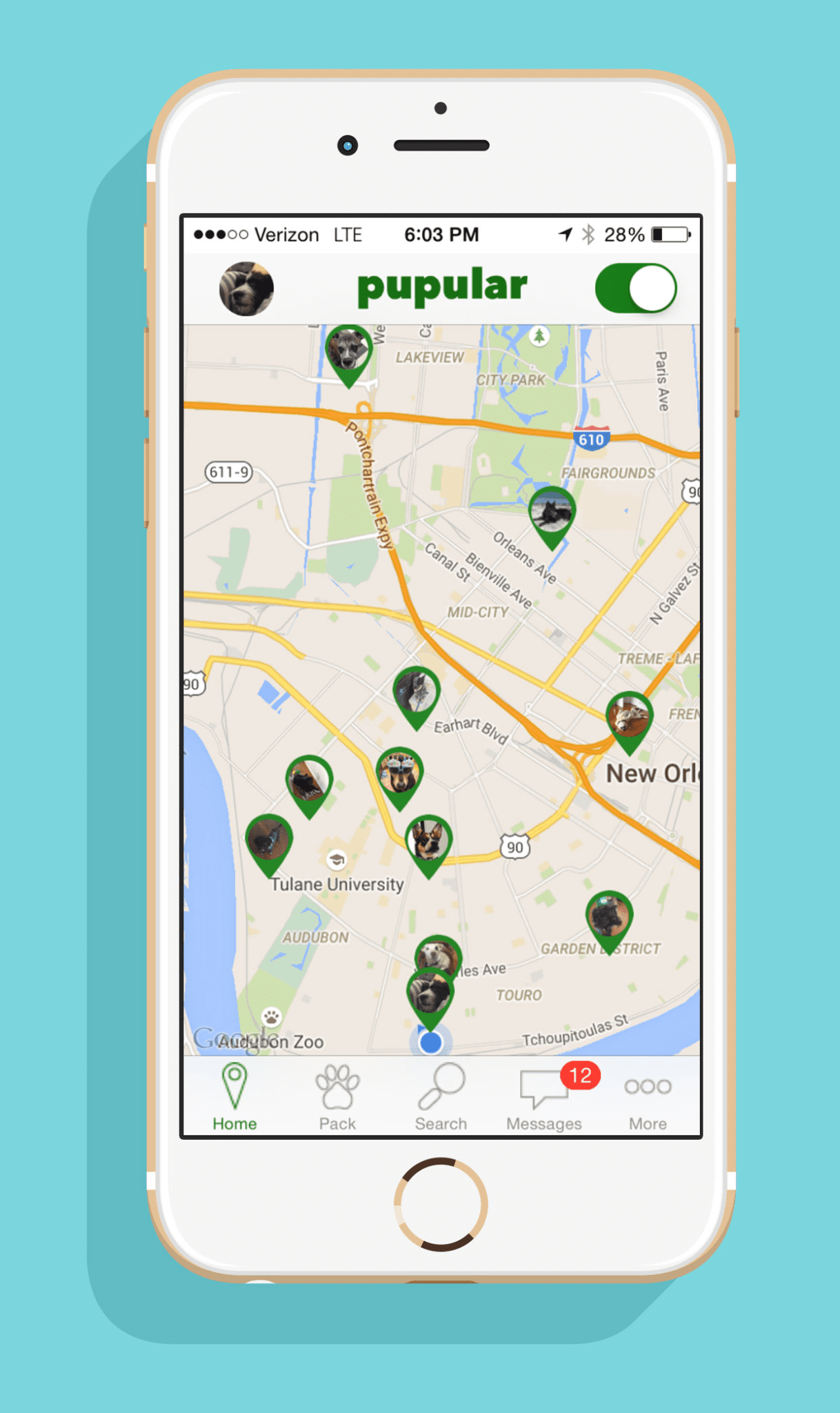 Pupular_Map_Screen
