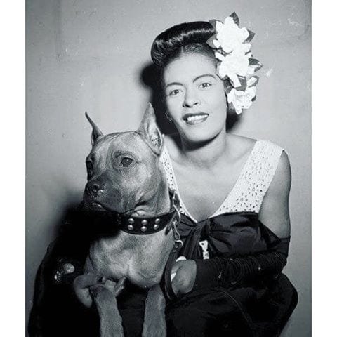 billie holiday and dog