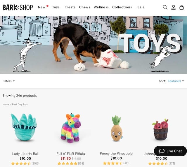 BarkShop Buy Toys Online