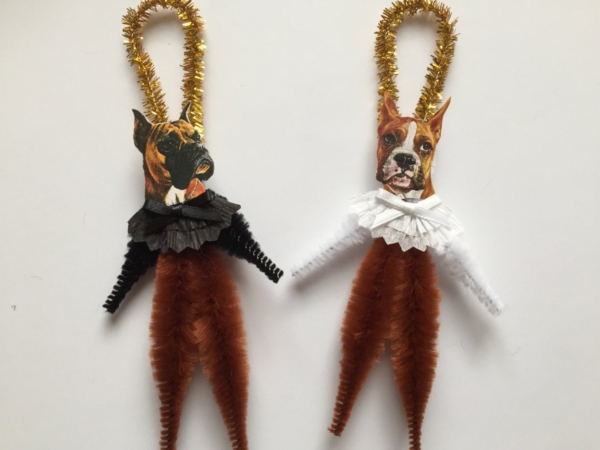 boxer dog ornaments