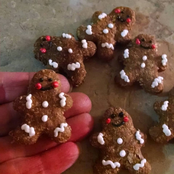 dog gingerbread cookies