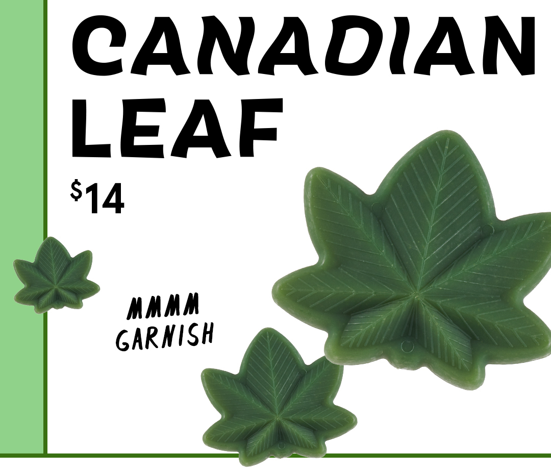 barkbox 420 toys canadian leaf