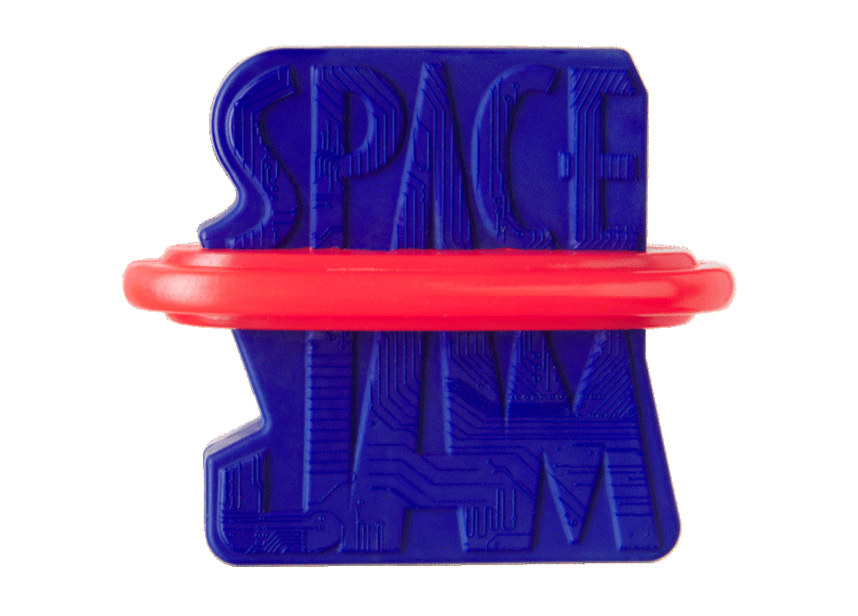 Super Chewer Space Jam Themed logo chew toy