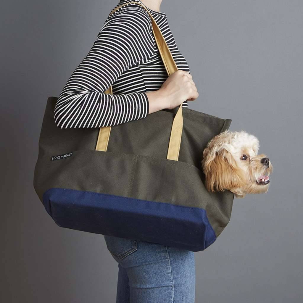 canvas pet tote from love thy beast