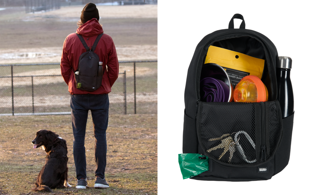 BARK Essentials brand backpack