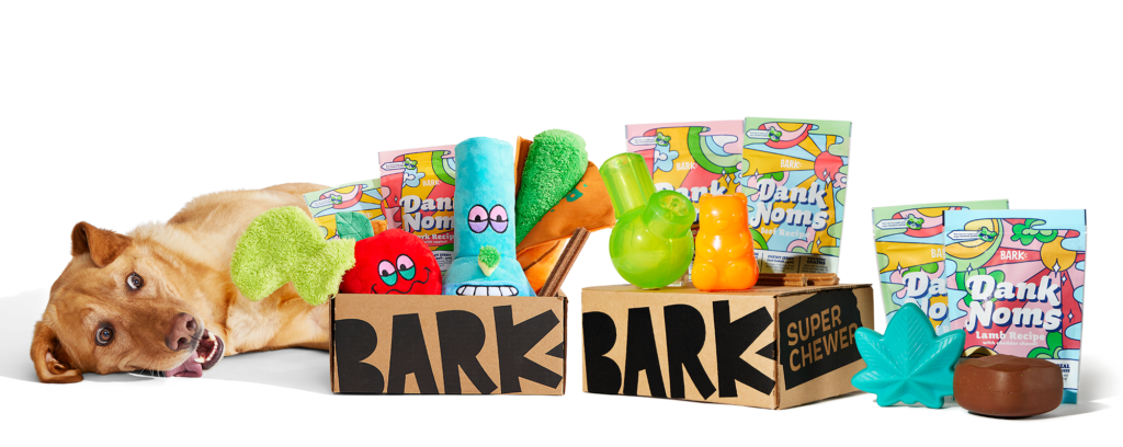 Barkbox and Super Chewer 4/20 weed toys