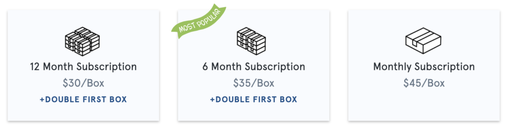 subscriptions options fro super chewer