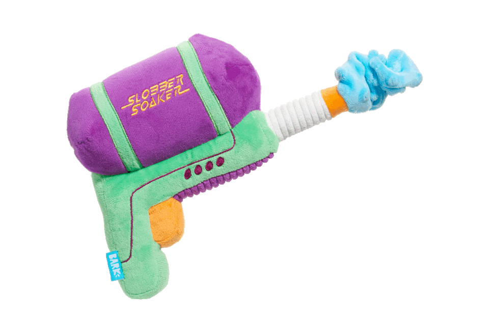 Slobber soaker dog toy from Pool Party themed barkbox