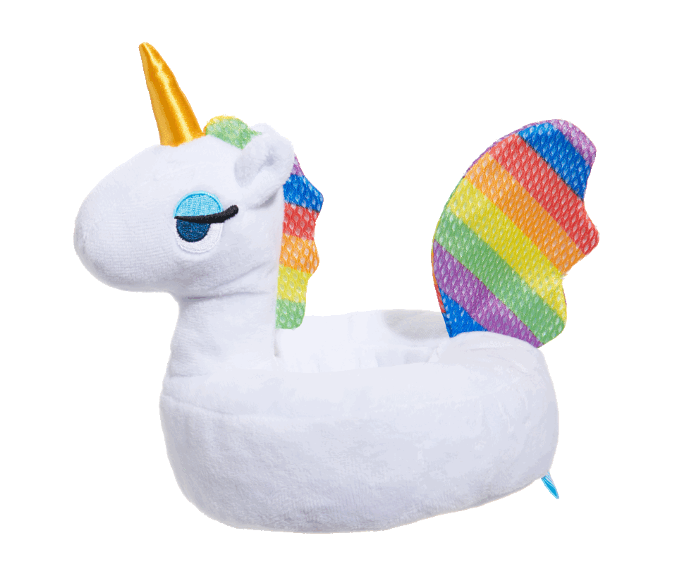 tina the tubular unicorn dog toy from Pool Party themed barkbox