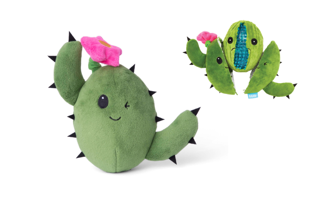 BARK 2-In-1 Consuela The Cactus Dog Toy With Hidden Surpri
