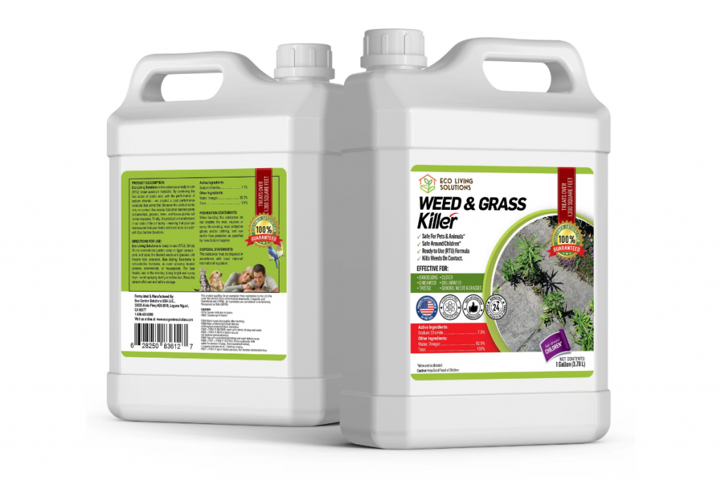 ECO Living Solutions Organic Weed And Grass Killer