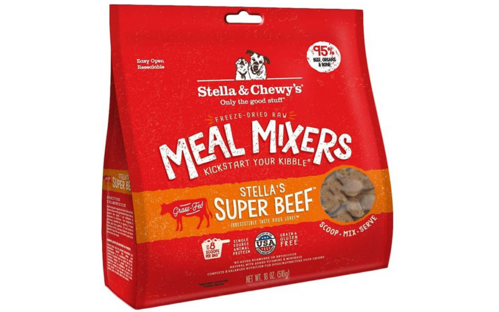 2. Stella And Chewy's Meal Mixers "Super Beef" (+ More Flavors)